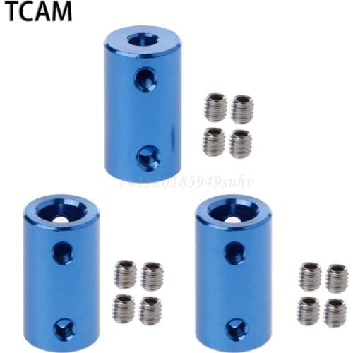 1 PC Blue Aluminum Alloy Flexible Shaft Coupler Coupling 3D Printers Parts 5x5 5x8 8x8