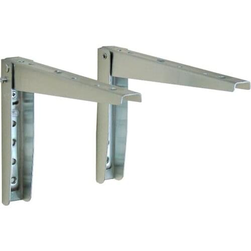 Stainless Steel Folding Support Shelf Rack 30cm 90 Degree Folding Triangular Scaffold Support Frame Iron Corner Brackets 2pcs
