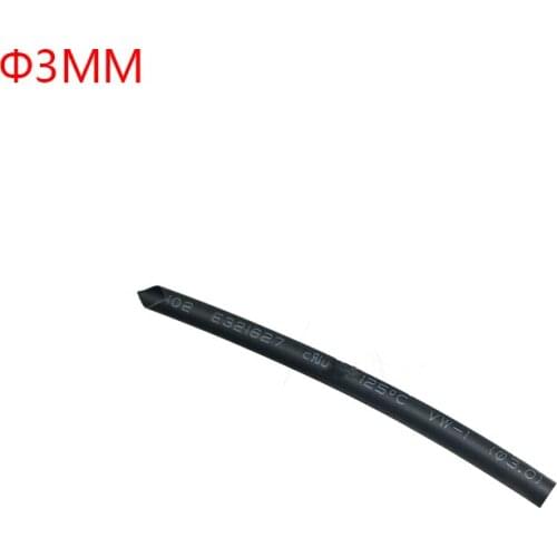 3 Meters/lot 2:1 Black 3mm Diameter Heat Shrink Heatshrink Tubing Tube Sleeving Wrap Wire