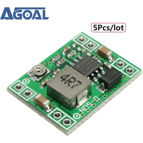 5Pcs/lot Mini MP1584EN DC-DC BUCK Adjustable Step Down Module Effect Higher Than LM2596 Free Shipping