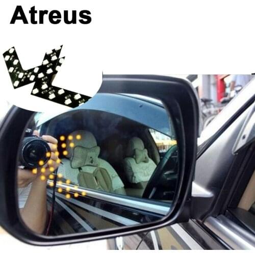 Atreus 2pcs Car styling Turning Signal Indicator led Light For VW polo passat b5 b6 Mazda 3 6 cx-5 Toyota corolla Ford focus 2 3