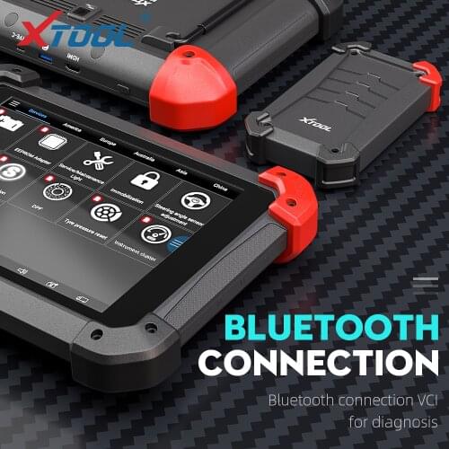 PS90 Automotive OBD2 Car Diagnostic tool With KC100 key programmer For VW 4th 5th IMMO 9.7 inch LED Display with free update