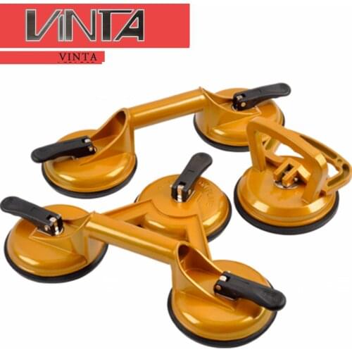 Free Shpping Glass Sucker Chuck Three Jaws Thickened Tile Floor Suction Cups Adhesive Disc Sucking Plate Vacuum Gripper