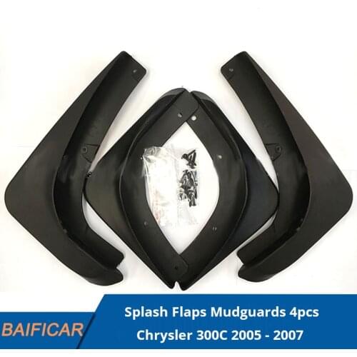 Baificar Brand New Genuine Splash Flaps Mudguards 4pcs For Chrysler 300C 2005 - 2007