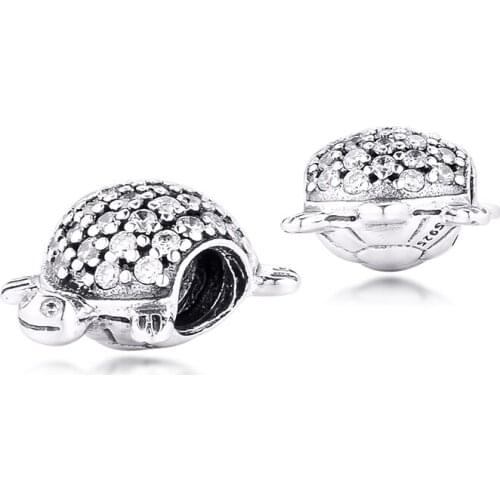 CKK Center of My Heart Charms 925 Original Fit Pandora Bracelets Sterling Silver Charm Beads for Jewelry Making Women