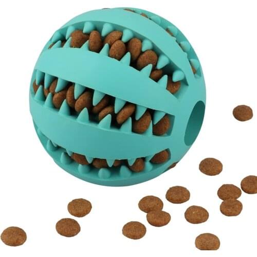 Toys for Dogs Rubber Dog Ball For Puppy Funny Dog Toys For Pet Puppies Large Dogs Tooth Cleaning Snack Ball Toy For Pet Products