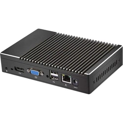 K700F Fanless Mini PC AMD A6-1450 Windows 10 DDR 8GB 128GB HD8250 support HDD 1000M lan windows10 ubuntu mini desktop computer