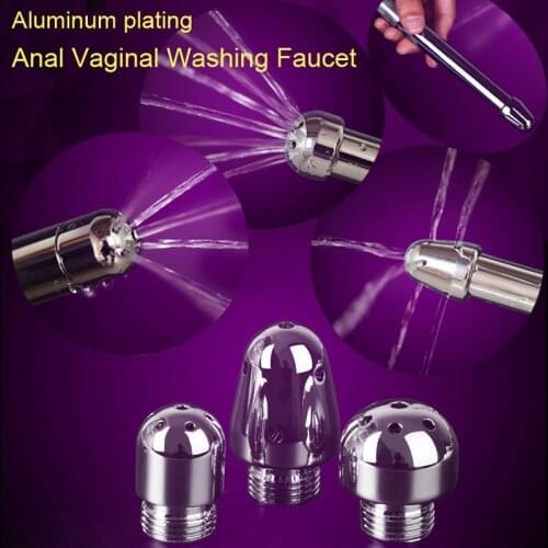 Enema Anal Vagina Cleaning Shower Gay Sex Toys Adult Enemator With 3 Heads