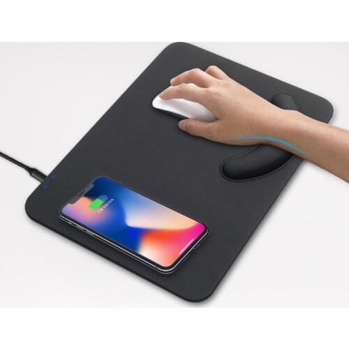 Wrist Mouse Pad Wireless Fast Charging Mouse Gamer Plate Game for Mobile Mice Desktop PC Laptop Notebook Computer Accessories