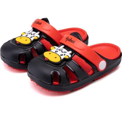 2020 Summer Calf Baby Slippers Childrens Shoes Boys Home Indoor Childrens Hole Shoes Baby Anti-skid Girls Sandals and Slippers