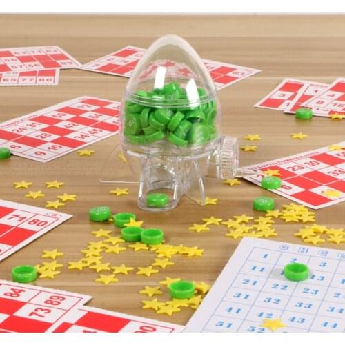 LOTTO Bingo Draw Machine Lottery Board Game Tombola Machine For Children Family Interactive game Kids Toys