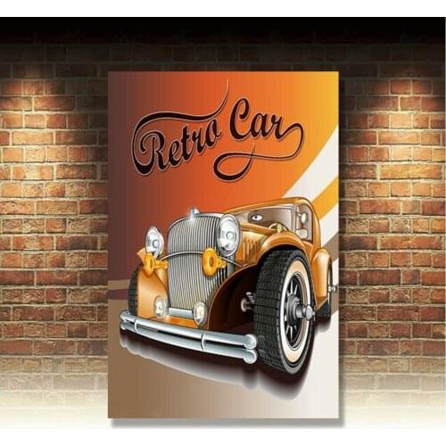 Retro Metal Tin Signs Garage Service Vintage Plate Pub Bar Art Wall Decor Poster