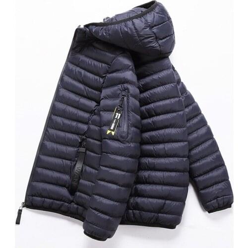 Men Winter Jacket Coat 2020 Mens Hooded Parka Warm Coat Casual Slim Fit Student Jackets Streetwear Parkas Headphone Decoration