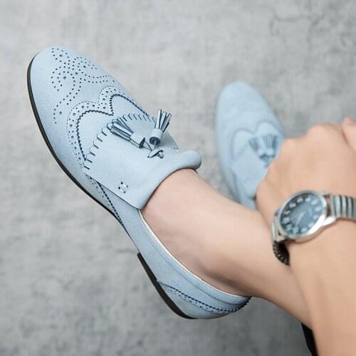 Men Leather Dress Shoes Oxfords Lace Up Black Mens Official Shoes Men Classic Flats Business Formal Shoes Big Size 48