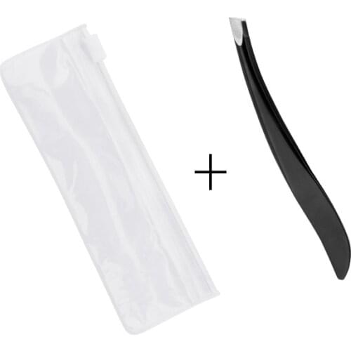 1 Pcs Colorful New Arrival Professional Stainless Steel Tweezer Eyebrow Face Nose Hair Clip Remover Tool Banana Clip