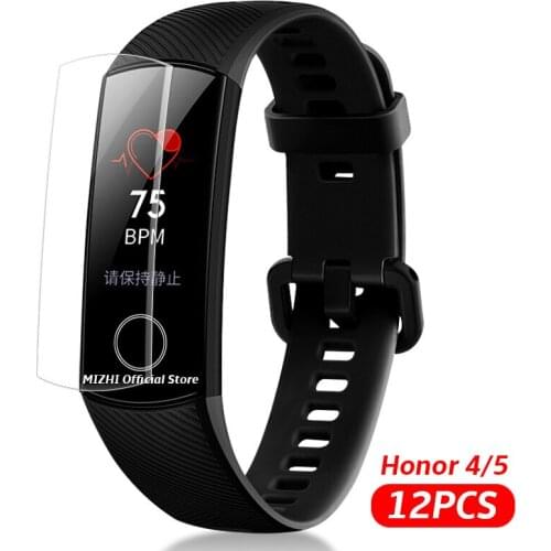 Films For Huawei Honor Band 4 5 Anti-shock Soft TPU Protective Film On Honor Band4 Band5 Screen Protector Honer Safety Not Glass