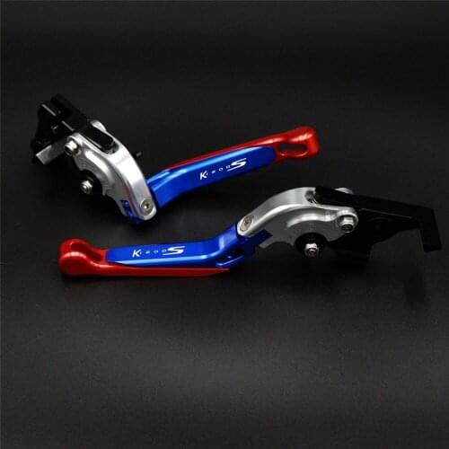 CNC Adjustable Folding Extendable Motorcycle Brake Clutch Levers For BMW K1200S K 1200 S 2004 2005 2006 2007 2008