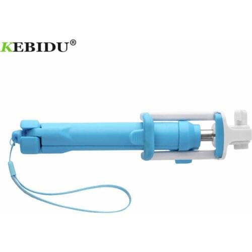 Kebidu Foldable Wireless Bluetooth Tripod Stand Selfie Stick Monopod For IOS Android Handheld mini Tripod Phone selfie stick