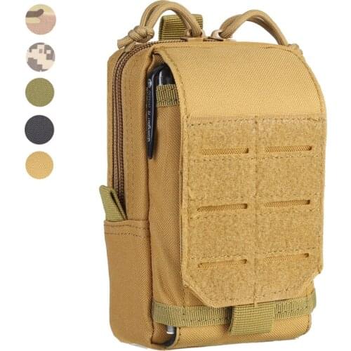 Tactical Molle Pouch Bag 1000D EDC Pouch for Vest Backpack Belt Outdoor Hunting Waist Pack Military Airsoft Game Accessory Bag