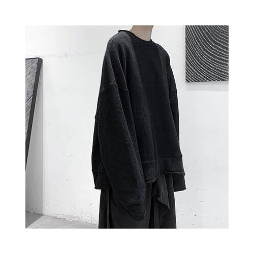 Dark, long-sleeved, thicker fall/winter 2020, new loose-fitting, laid-back Blazer and Hoodie