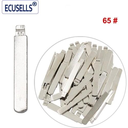 50PCS, 10PCS, Universal Auto Car Remotes Flip Blade 65# for KD Remote, NO.65 Uncut Blade for Subaru