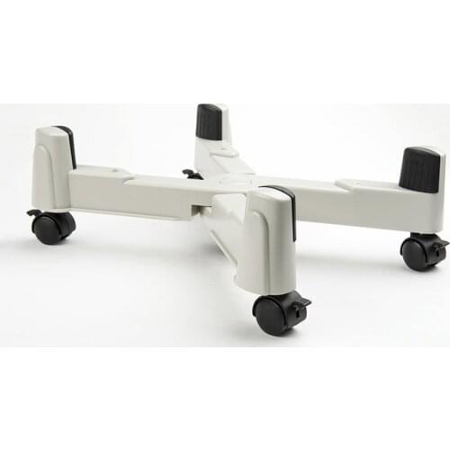 Universal Computer Cases Towers Chassis Host Bracket Five Rounds of adjustable Wide Mobile ABS Plastic Pulley Case Slide Bracket