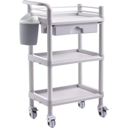 Japanese Cosmetology Car Cosmetology Special Hand Push Tool Car Tinder Car Instrument Treatment Car Trolley Shelf