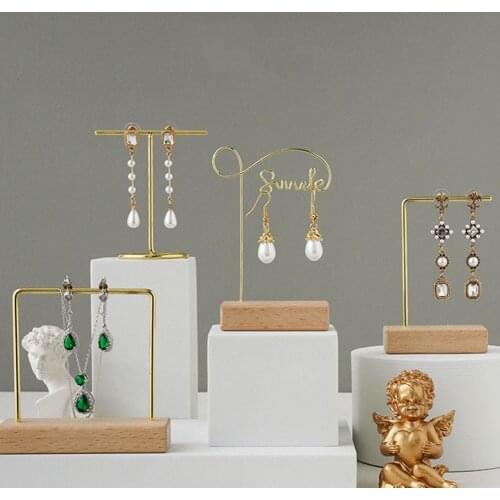 Jewelry Shelf Photography Props Necklace Earrings Jewelry Set Show Shelf Shooting Decoration Items Background Prop