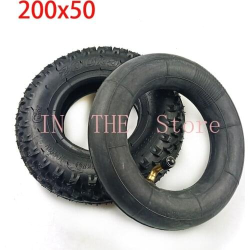 200X50 (8 Inch)Tire Fit for Electric Gas Scooter & Electric Scooter(inner Tube Included) Wheelchair Wheel