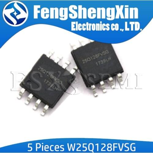 5pcs/lot W25Q128FVSSIG W25Q128FVSIG W25Q128FVSG FLASH IC 25Q128FVSSIG 25Q128FVSG 25Q128 SOP-8