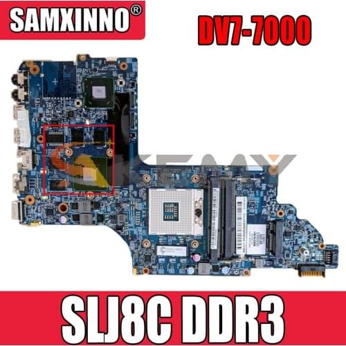 For HP ENVY DV7-7000 711509-501 N13P-GLR-A1 SLJ8C DDR3 Notebook motherboard Mainboard full test 100% work