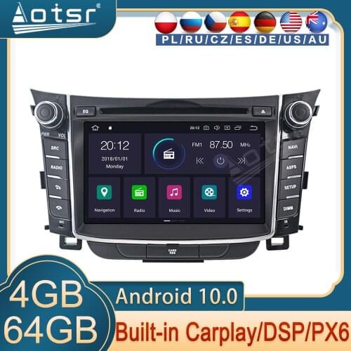 Screen For Hyundai I30 Android Radio Elantra GT 2012 2013 - 2016 Car GPS Navigation Multimedia Video Player Screen Auto Stereo