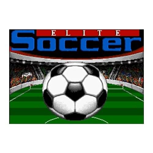 Elite Soccer 16 bit Big Gray Game Card For NTSC Game Player Drop Shipping