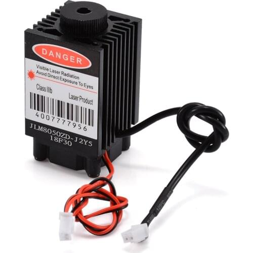 Focusable Laser Module Aluminum Laser Module DC 12V 500mW 808nm Infrared Red Laser Diode Dot Module For Fan Cooling Tools
