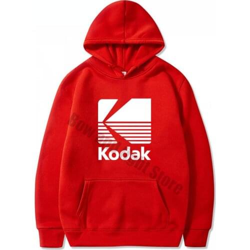 Kodak Photography Logo Hoodies for Men Camera Film Retro Vintage Men and Women Sweatshirt Hoody Tops