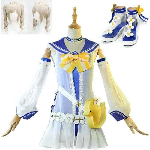 Game Genshin Impact Barbara Page Swimsuit Swimwear Swimming Clothing Cosplay Costume Halloween