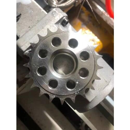 Customized Non-standard Sprocket Processing Gear Industrial Sprocket Stainless Steel Single Row Double Row Three Row Sprocket cu