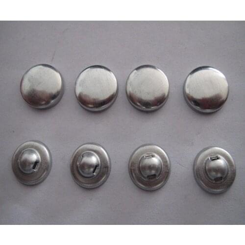 20mm fabric coverd button 32L Aluminum round shank bottom DIY fabric coverd button combined coverd button 500set