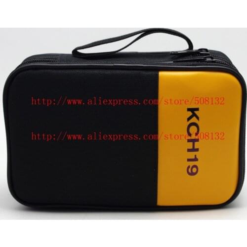 KCH19 Double Layer Zipper Carrying Case / Bag use for HIOKI SANWA UNI-T Kyoritsu CEM HYELEC Victor multimeter MULTI meter