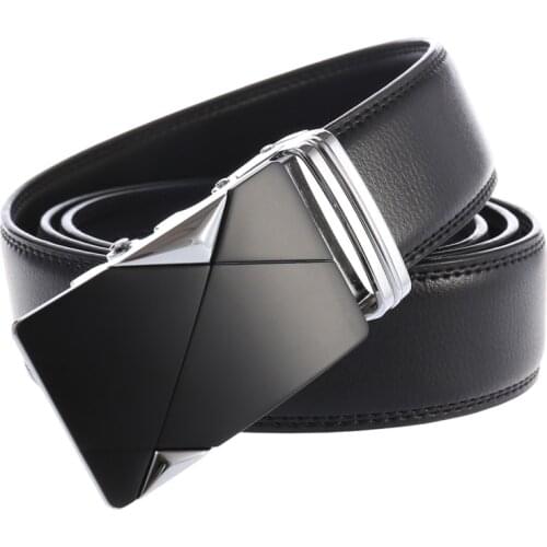 MEDYLA Genuine Leather Automatic Men Belt Luxury Strap Belt for Men Designer Belts Men High Quality Fashion Belt