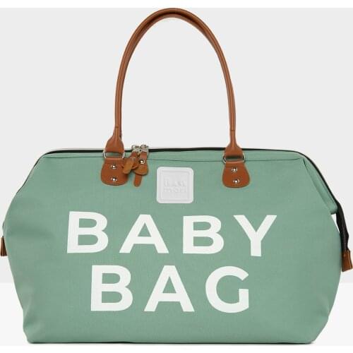 New Mink Baby Bag Printed Baby Cloth Mother Bag Storage Organizer Changing Trolley Baby Care Travel Backpack