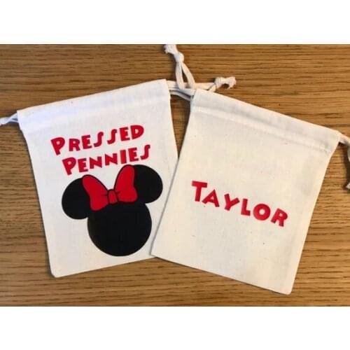 Personalized birthday Pressed Pennies wedding Bachelorette Hangover Survival Kits party Candy pouches Perfect Blend favor bags