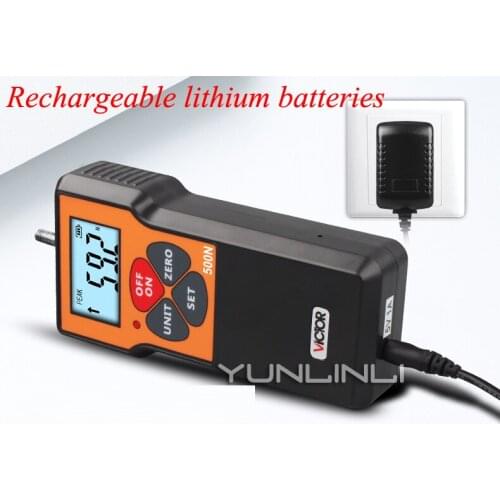 Portable Digital Display Force GaugeThrust Gauge High Precision Electronic Tension Meter Digital Dynamometer Instrument