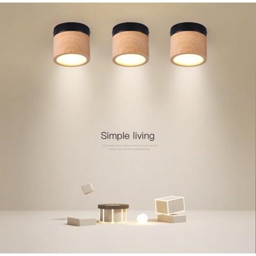 Aisle light log simple modern round LED ceiling lamp corridor balcony porch cloakroom hallway lighting