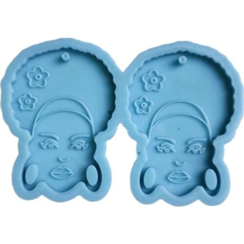 Earrings Epoxy Resin Mold Keychain Pendant Silicone Mould DIY Crafts Jewelry Necklace Ear Studs Casting Mold