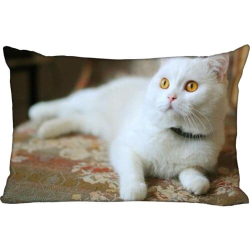 ShunQian Cat Pillow Case High Quality New Years Pillowcase Wedding Decorative Pillow Cover Gift For Children