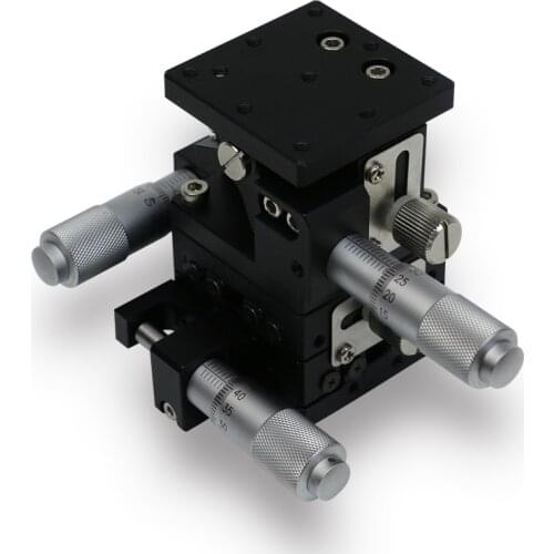 XYZ Axis Trimming Station Manual Displacement Platform Linear Stage Sliding Table 40*40mm XYZ40L