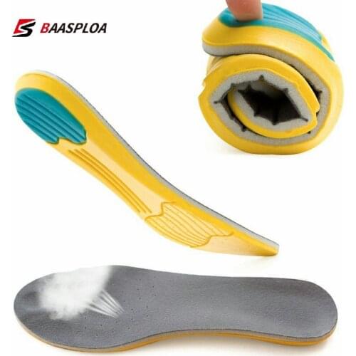 Shoe Inserts Pad Soft Sport Insoles Memory Foam Breathable Outdoor Running Silicone Gel Cushion Orthopedic Insoles EU 35-45 Size