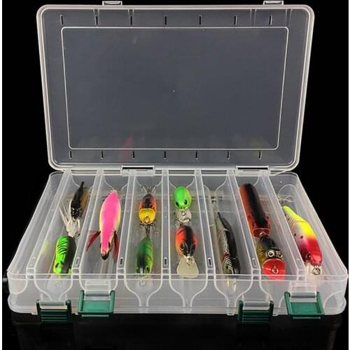 Fishing Tools Box Water Resistant Fishing Organization Case Box For Bait Lure Rectangular Fisherman Carrier Box