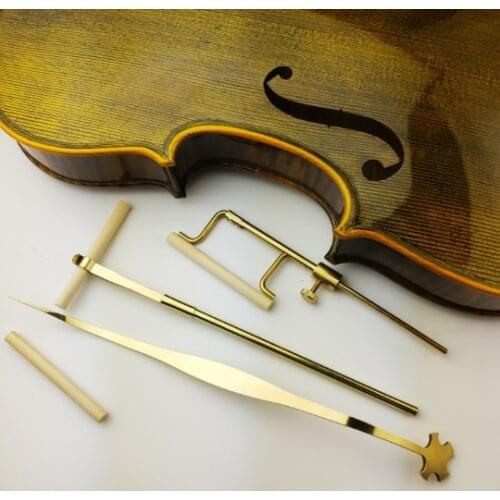 Violin Parts, Violin Tool Sound Post Set Gauge Sound Post Retriever Tool Setter